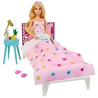 Mattel Barbie Doll and Bedroom Playset