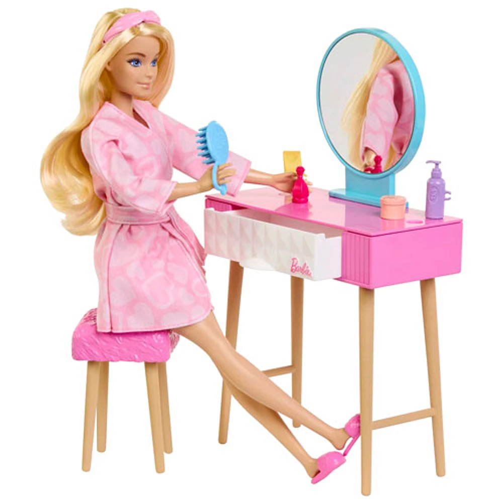 Mattel Barbie Doll and Bedroom Playset