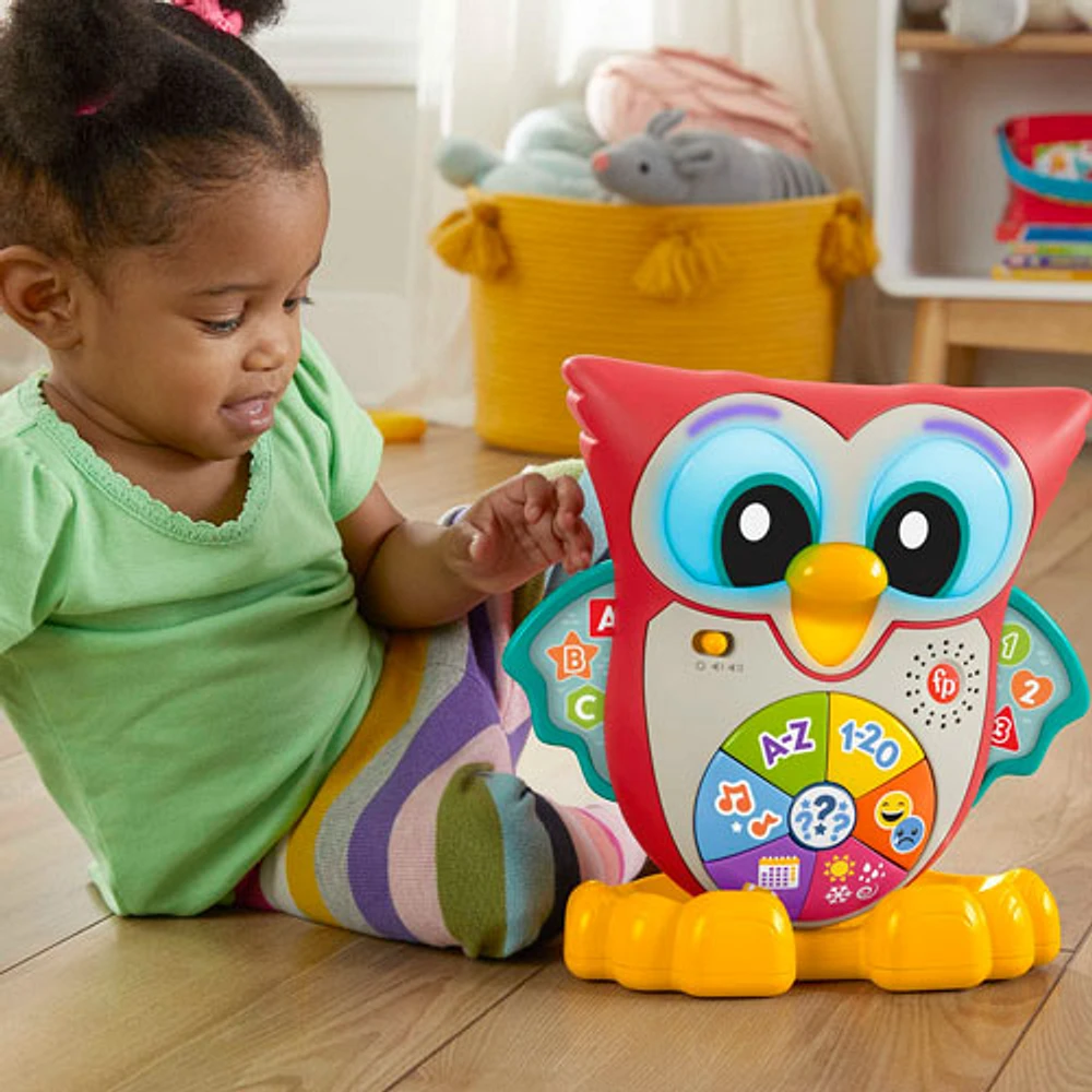 Mattel Linkimals Light-Up & Learn Owl Toddler Toy