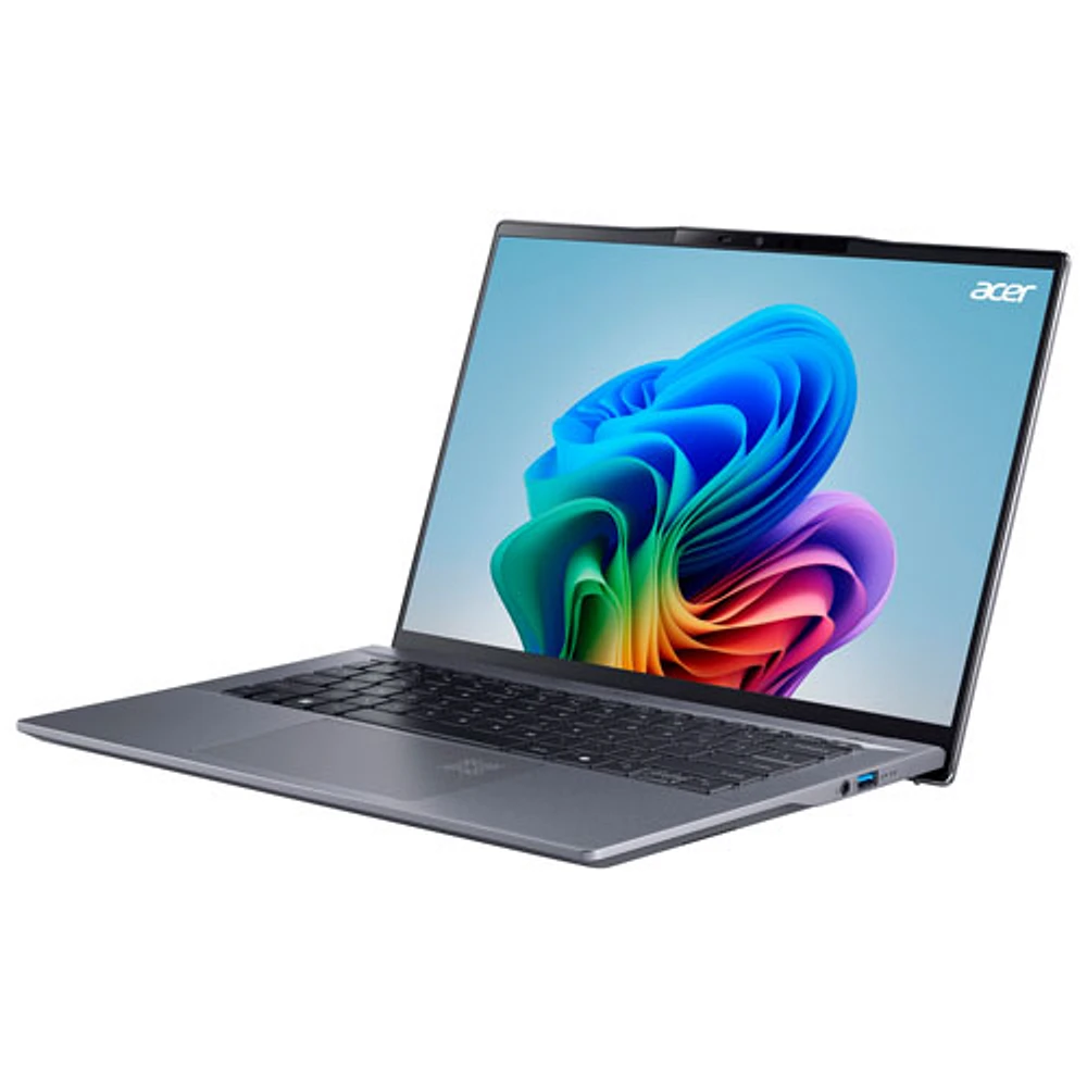 Acer Swift Go 14 14.5" Laptop - Steel Gray (Qualcomm Snapdragon X Plus/Qualcomm Adreno Graphics/16GB RAM/512GB SSD/Windows 11)