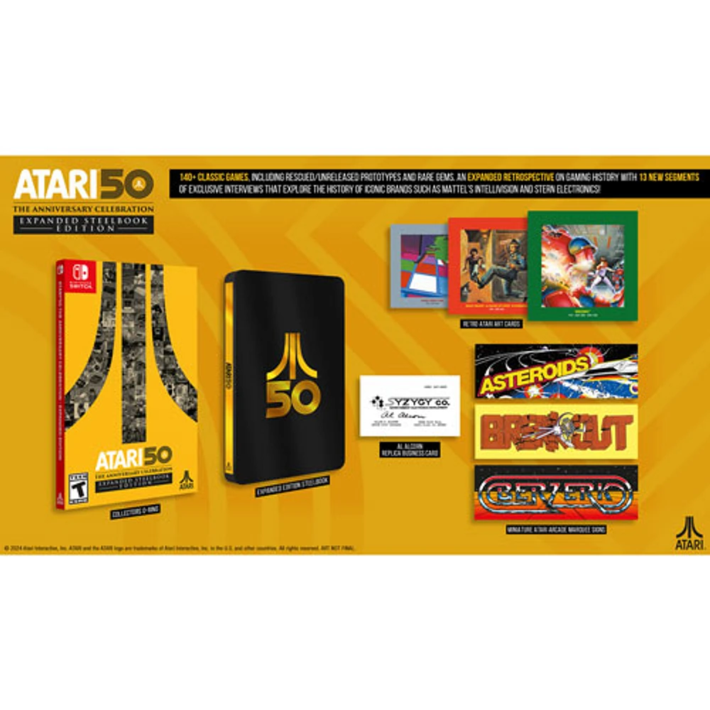 Atari 50: The Anniversary Celebration Expanded Edition (SteelBook) (Switch) - English