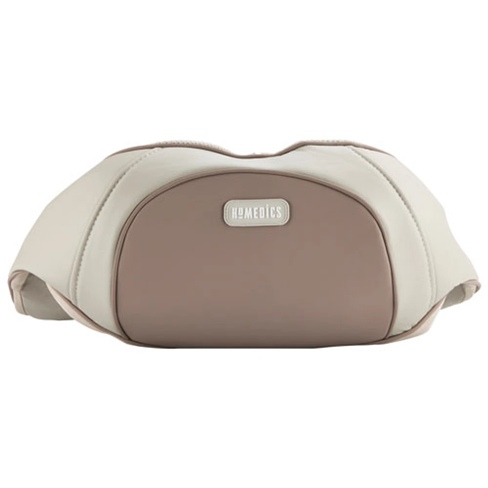 HoMedics Quad Action Shiatsu Kneading Neck & Shoulder Massager With Heat (NMS-620H) - Beige