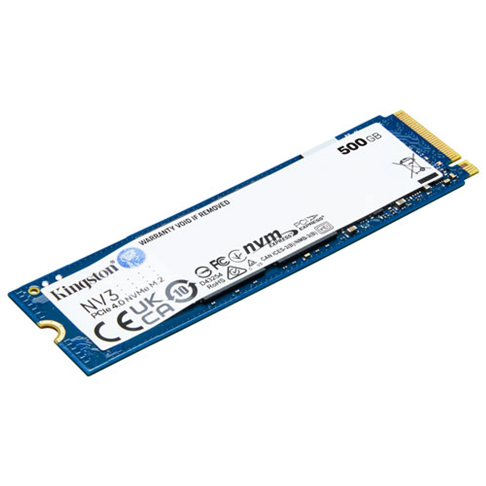 Disque SSD interne NVMe PCI-e NV3 de 500 Go de Kingston (NV3)