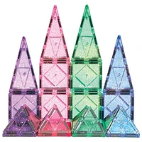 Crayola Glitter Magnetic Building Tiles Construction Set - 40 Pieces