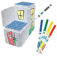 Crayola Doodle Washable Magnetic Building Tile Construction Set - 40-Piece