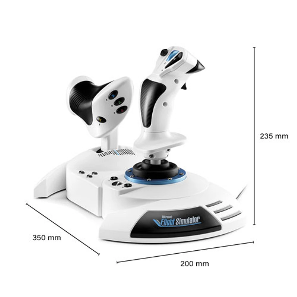 Manche à balai de vol T. Flight Hotas One Microsoft Flight Simulator Edition de Thrustmaster pour Xbox Series X|S/Xbox One/PC