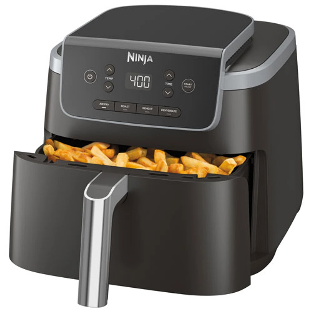 Friteuse à air chaud 4-en-1 Pro de Ninja - Capacité de 4,7 L (5 pte) - Noir