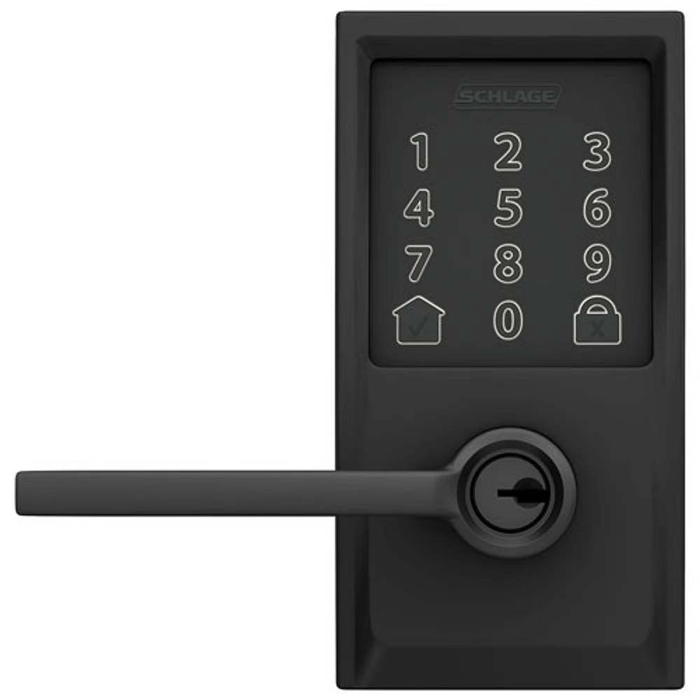 Schlage Encode Latitude Wi-Fi Smart Lock with Lever Door Handle