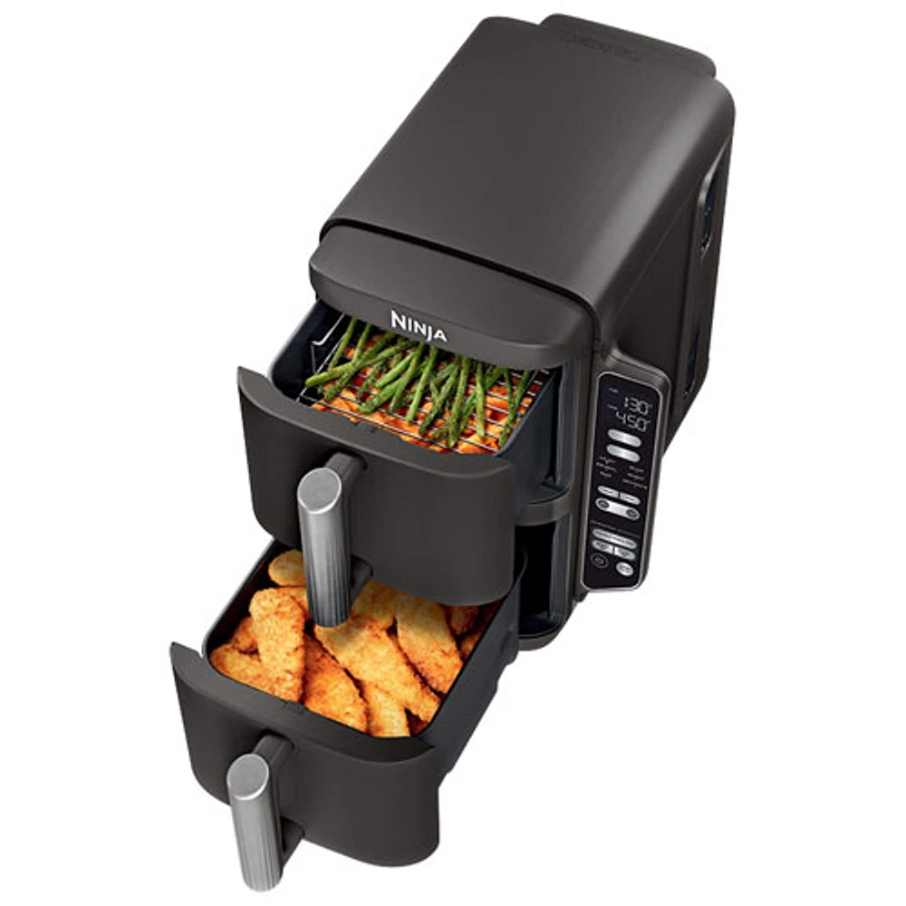 Ninja DoubleStack 2-Basket 6-in-1 Air Fryer - 7.57L (8QT) Capacity - Black