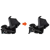 Poussette double avec siège d'auto pour bébé EZ-Lift Plus de Baby Trend - Noir