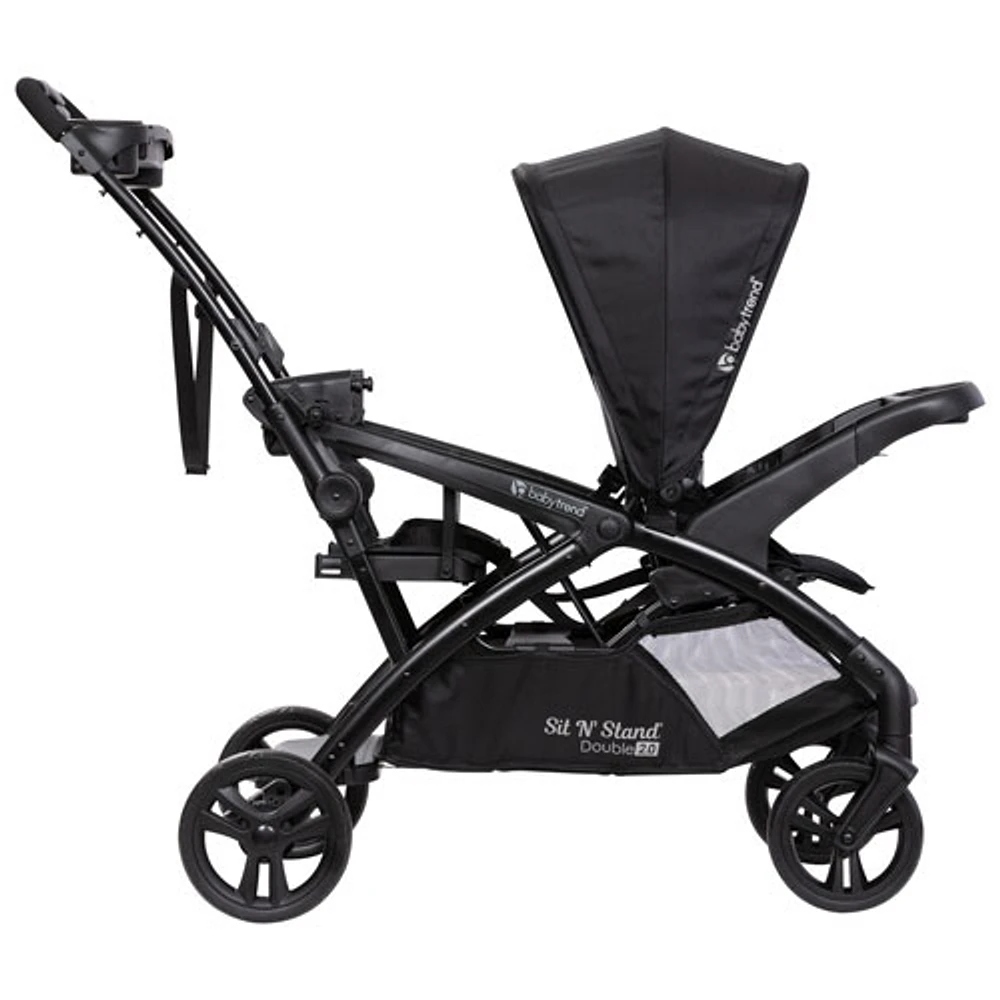 Baby Trend Double Stroller with EZ-Lift Plus Infant Car Seat - Black