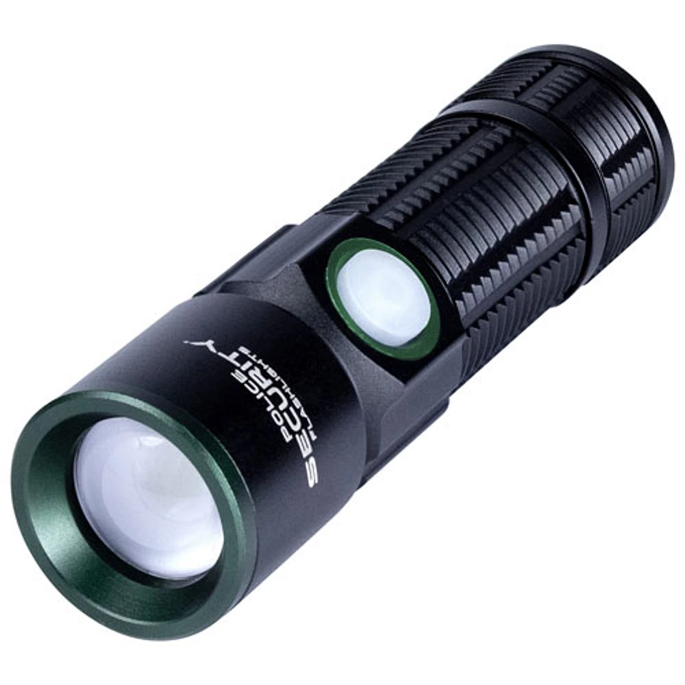 Police Security Rechargeable USB Flashlight - 550 Lumens