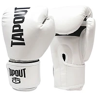 Tapout 14oz Boxing Gloves - White