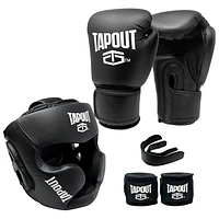 Tapout 6-Piece Boxing Kit - Black