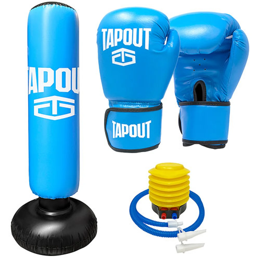 Tapout Kids Boxing Bag & Gloves Kit