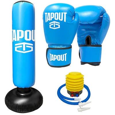 Tapout Kids Boxing Bag & Gloves Kit