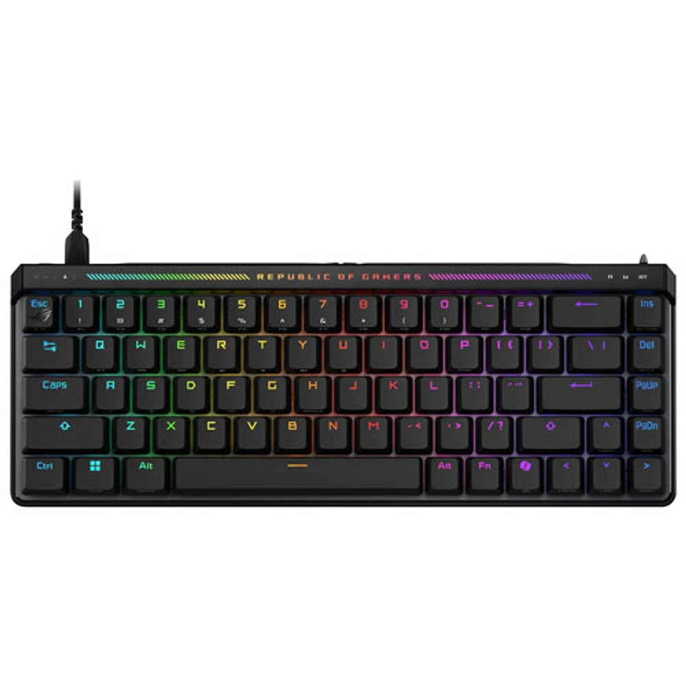 ASUS M605 ROG Falchion Ace HFX Wired Backlit Mechanical Compact Gaming Keyboard - Black