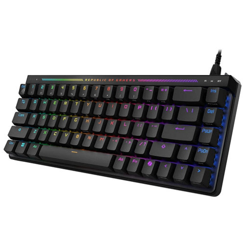 ASUS M605 ROG Falchion Ace HFX Wired Backlit Mechanical Compact Gaming Keyboard - Black