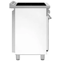 Smeg 30" 4.6 Cu. Ft. True Convection Freestanding Induction Range (SPR30UIMMW) - White - Only at Best Buy