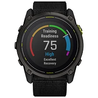 Garmin Enduro 3 51mm Solar Bluetooth Multisport Smartwatch - Black/Carbon Grey