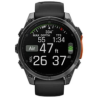 Garmin fēnix 8 47mm AMOLED Bluetooth Multisport Smartwatch - Black/Slate Grey