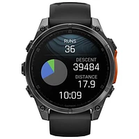 Garmin fēnix 8 47mm AMOLED Bluetooth Multisport Smartwatch - Black/Slate Grey