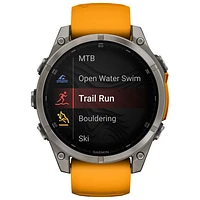 Garmin fēnix 8 47mm Sapphire AMOLED Bluetooth Multisport Smartwatch