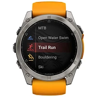 Garmin fēnix 8 51mm Sapphire AMOLED Bluetooth Multisport Smartwatch