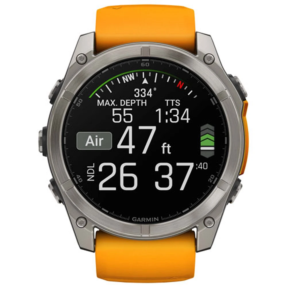 Garmin fēnix 8 51mm Sapphire AMOLED Bluetooth Multisport Smartwatch