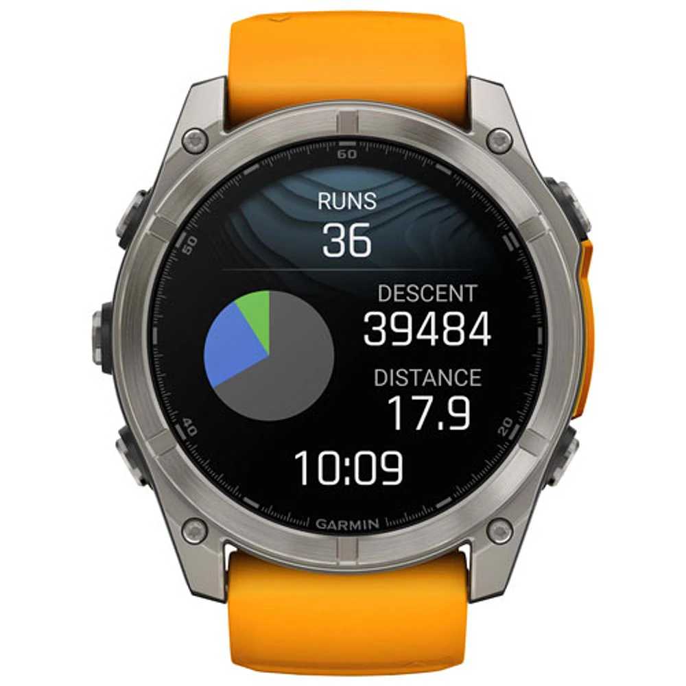 Garmin fēnix 8 51mm Sapphire AMOLED Bluetooth Multisport Smartwatch