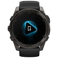 Garmin fēnix 8 51mm AMOLED Bluetooth Multisport Smartwatch - Black/Carbon Grey