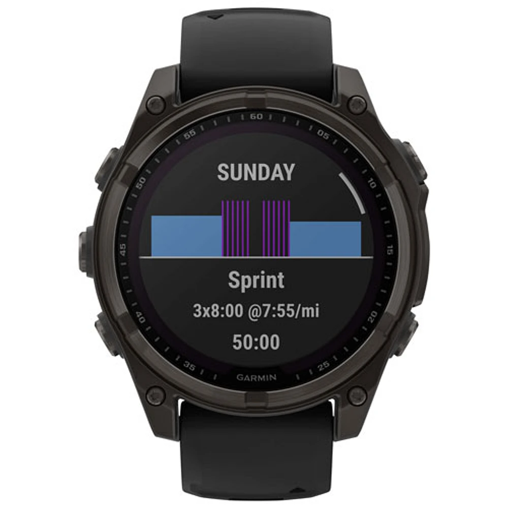 Garmin fēnix 8 47mm Sapphire Solar Bluetooth Multisport Smartwatch