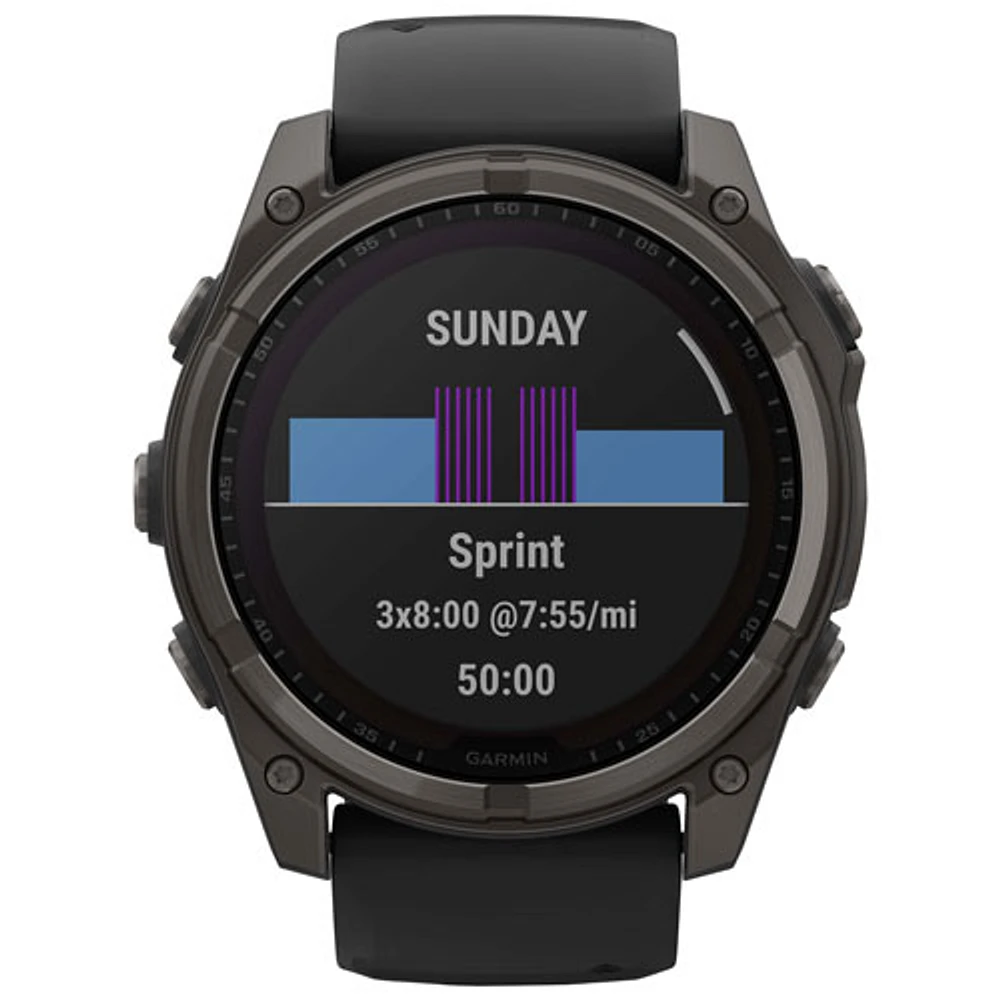 Garmin fēnix 8 51mm Sapphire Solar Bluetooth Multisport Smartwatch