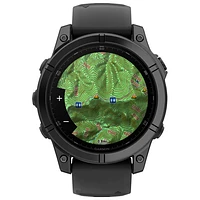 Garmin fēnix E 47mm AMOLED Bluetooth Multisport Smartwatch - Black/Carbon Grey