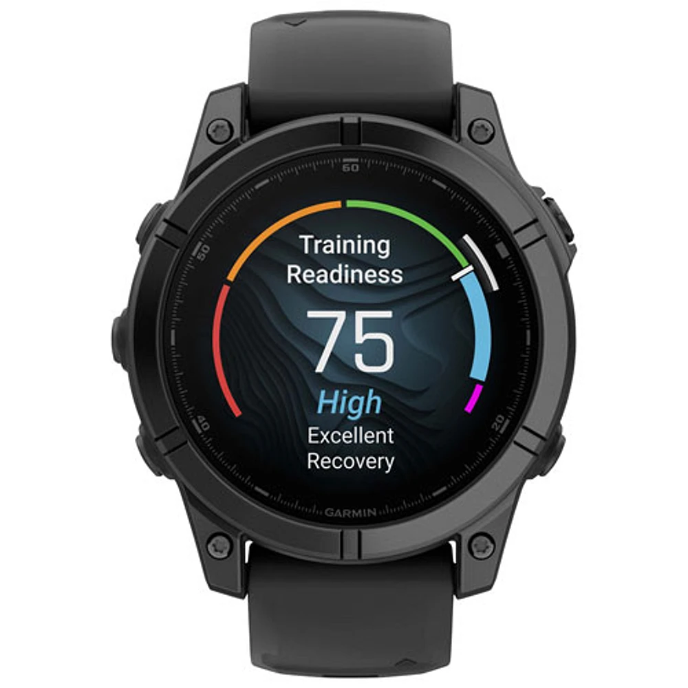 Garmin fēnix E 47mm AMOLED Bluetooth Multisport Smartwatch - Black/Carbon Grey