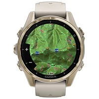 Garmin fēnix 8 43mm Sapphire AMOLED Bluetooth Multisport Smartwatch - Whitestone/Silver