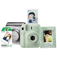 Ensemble-cadeau avec appareil photo instantané Instax Mini 12 de Fujifilm