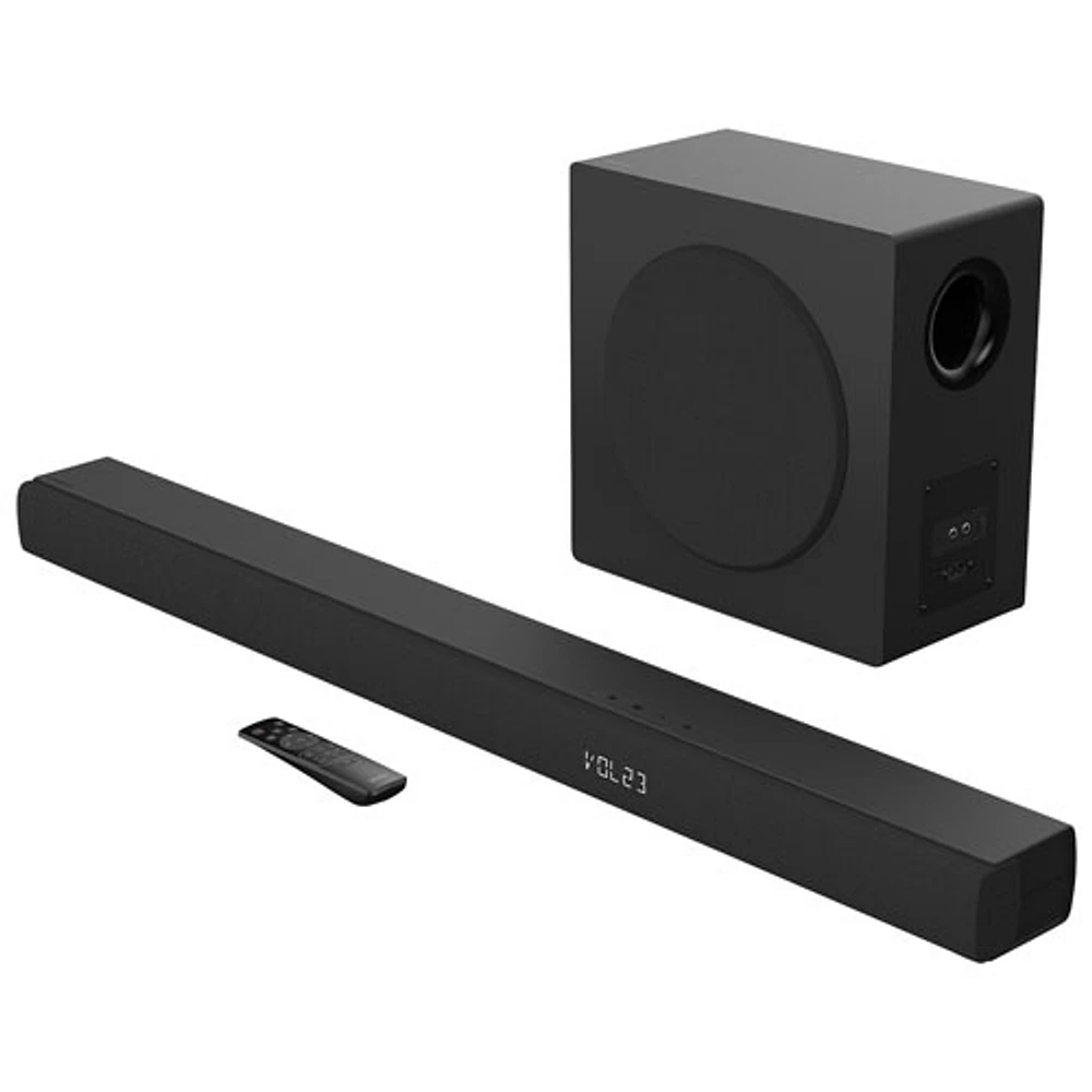 Barre de son 3.1 canaux Dolby Atmos de 500 W AX3100Q de Hisense avec haut-parleur d'extrêmes graves sans fil