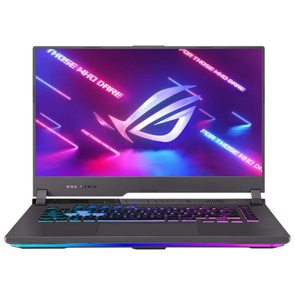 Portable jeu 15,6 po ROG Strix G15 d'ASUS - Gris éclipse (Ryzen 7 6800H d'AMD/RAM 8 Go/SSD 512 Go/GeForce RTX 3050)