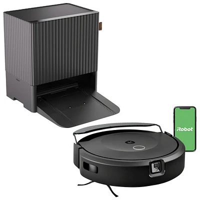 Aspirateur robot Roomba Combo 10 Max et station d'accueil AutoWash d'iRobot - Noir