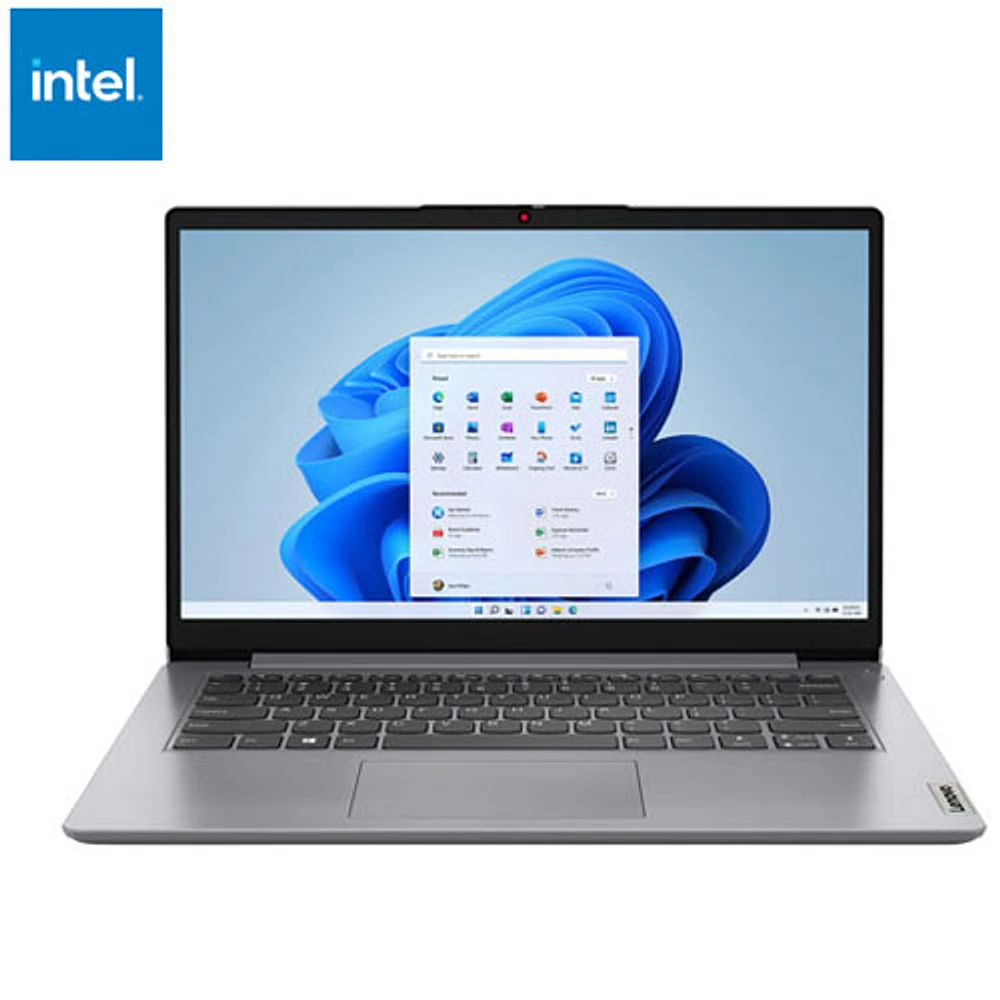 Lenovo IdeaPad 1i 14" Laptop - Cloud Grey (Intel Celeron N4500/4GB RAM/128GB SSD/Windows 11)