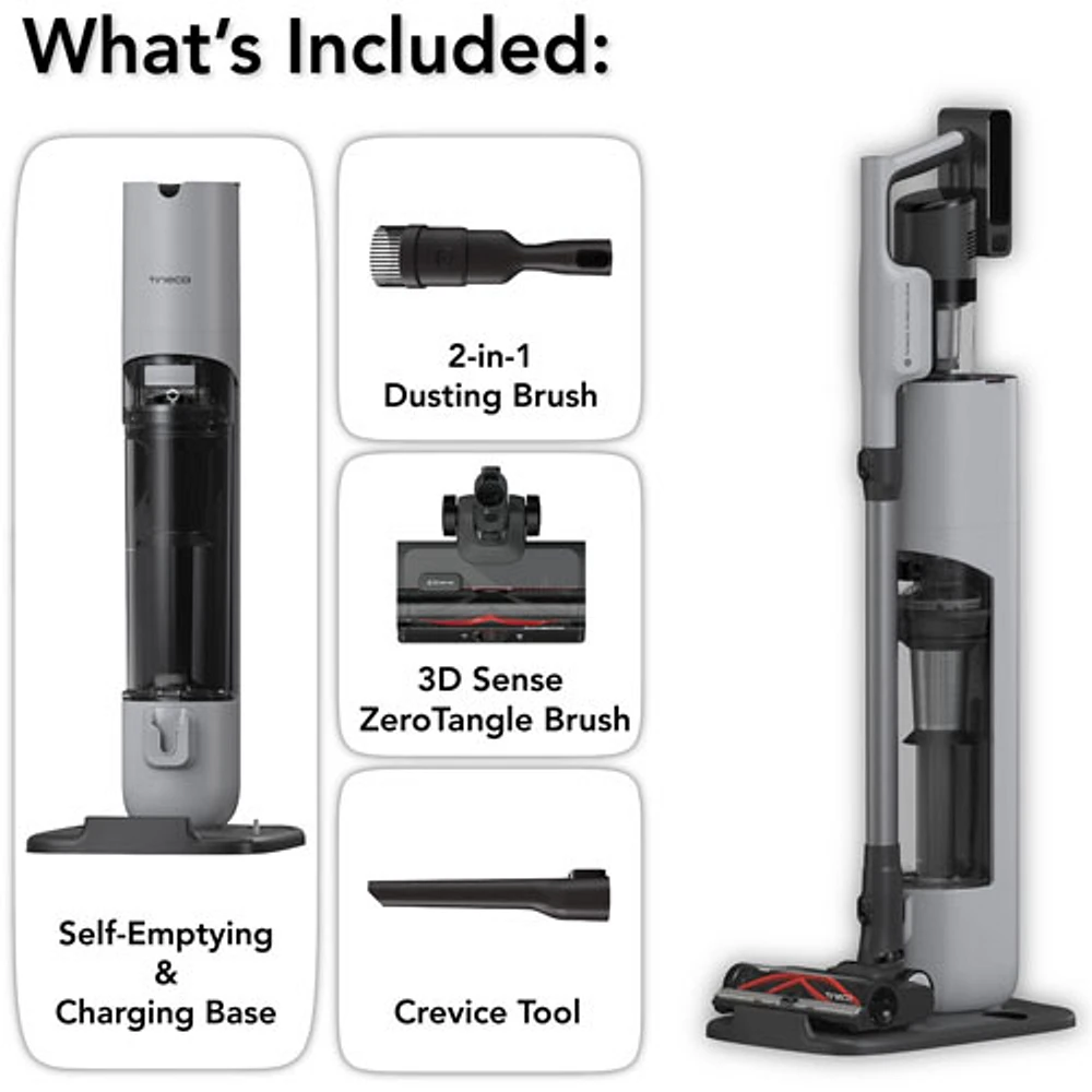 Tineco GO Station Cordless Stick Vacuum - Grey/Black