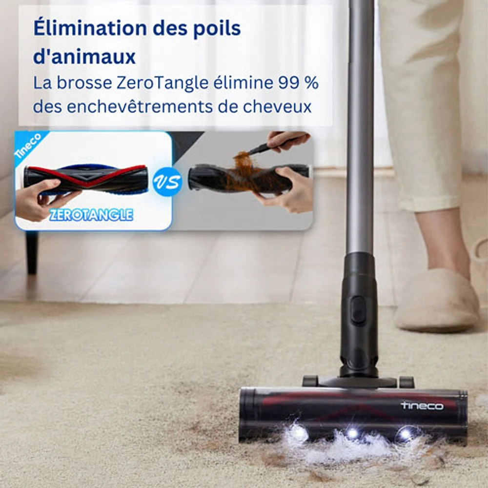 Aspirateur-balai sans fil GO Station de Tineco - Gris/Noir