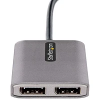 StarTech USB-C to Dual DisplayPort 1.4 Adapter (MST14CD122DP) - Space Grey