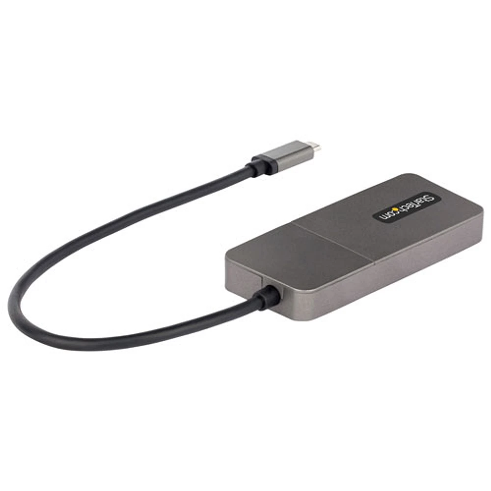 Adaptateur à 3 ports USB-C pour moniteurs multiples de StarTech (MST14CD123HD) - Gris cosmique