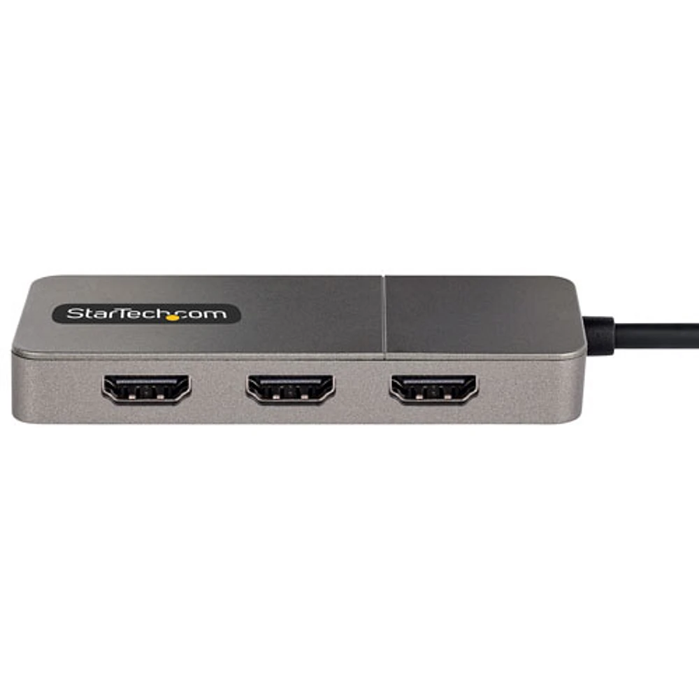 Adaptateur à 3 ports USB-C pour moniteurs multiples de StarTech (MST14CD123HD) - Gris cosmique