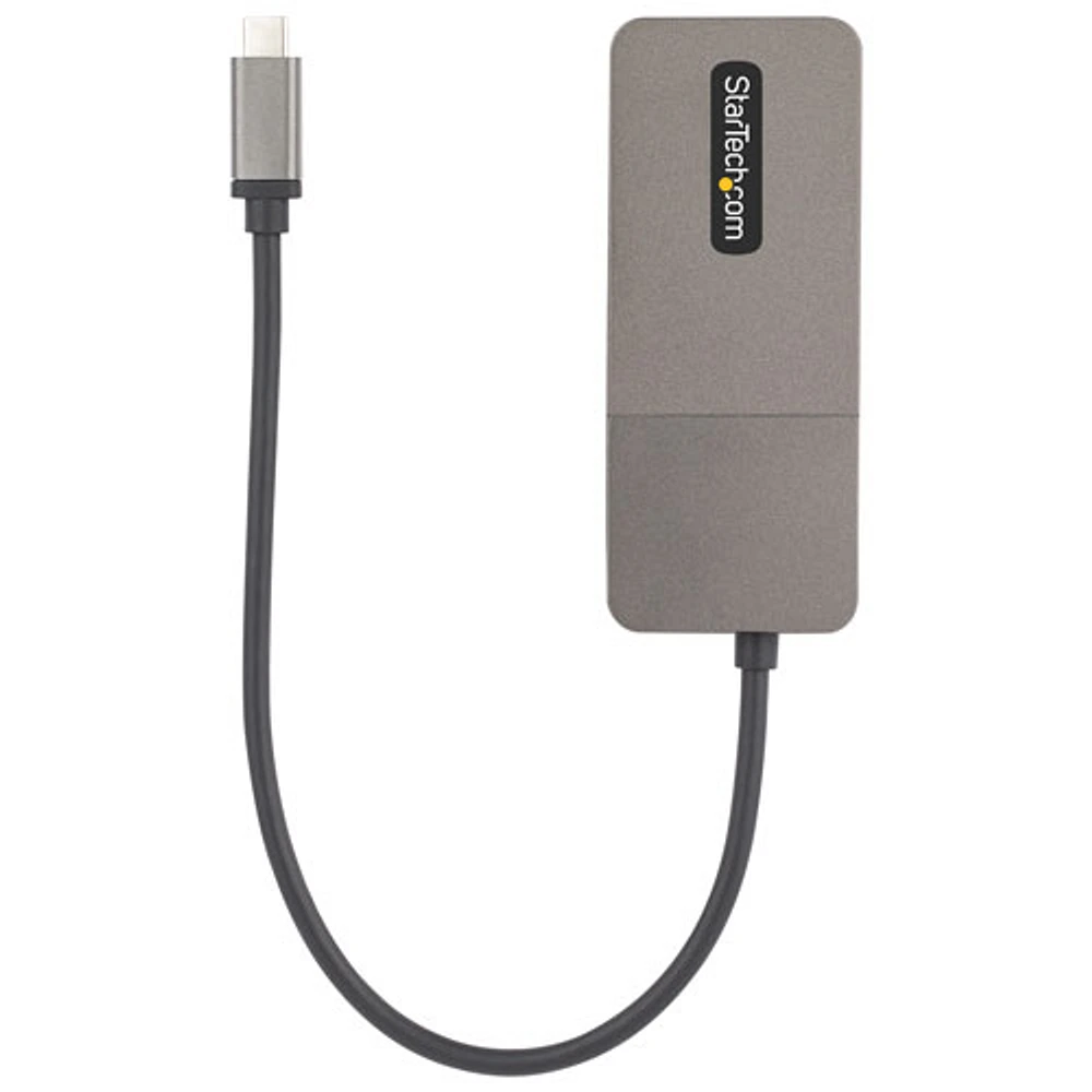 Adaptateur à 3 ports USB-C pour moniteurs multiples de StarTech (MST14CD123HD) - Gris cosmique