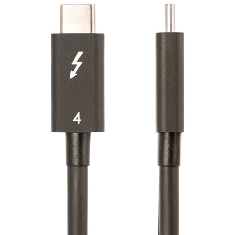 StarTech 1m (3.3 ft.) USB-C/USB-C ThunderBolt 4.0 Cable (TBLT4MM1M) - Black