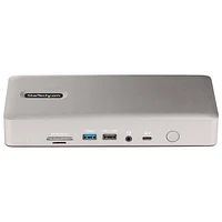 Station d'accueil Thunderbolt 4 de StarTech pour écrans multiples (132N-TB4USB4DOCK) - Gris cosmique