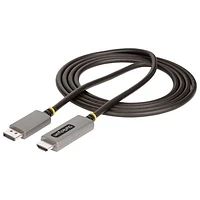 StarTech 2m (6.6ft.) DisplayPort to HDMI Adapter Cable (133DISPLAYPORTHDMI21) - Space Grey